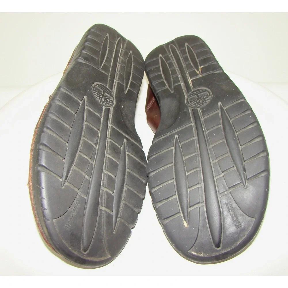Timberland Smart Comfort Fisherman Mens Size 12M Brown Leather Sandals   DB3
